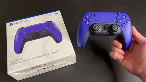 Galactic Purple Ps5 Dualsense Controller Unboxing Review Youtube