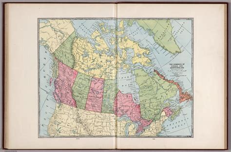 The Dominion Of Canada And Newfoundland David Rumsey Historical Map