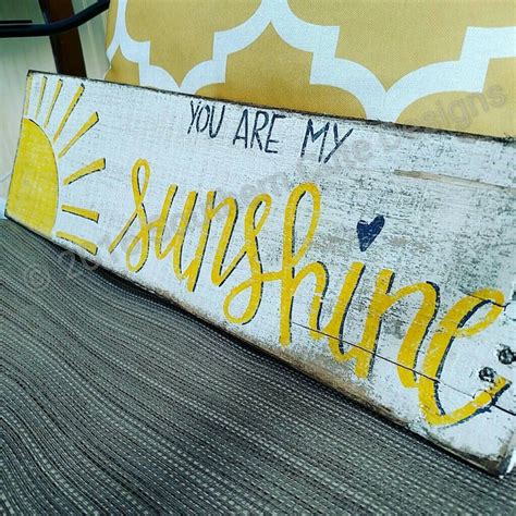 You Are My Sunshine Sign Wood Signs Wood Signs Sayings Etsy