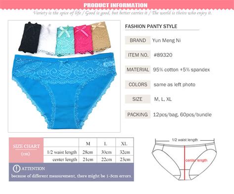 Yun Meng Ni New Style Briefs Sexy Underwear Cotton Lace Women Panties