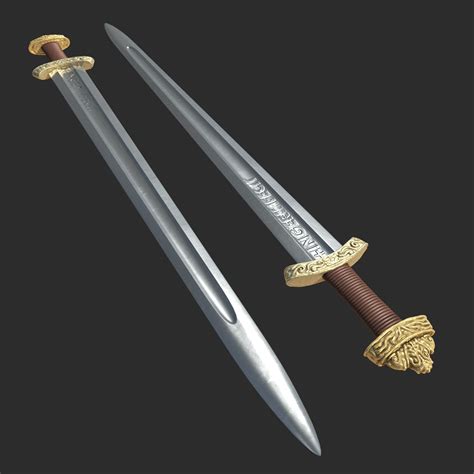 High Quality Viking Sword Free 3d Model Cgtrader