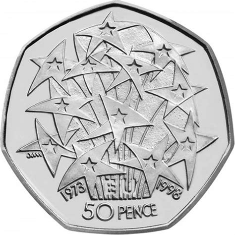 European Union 50p Rare 50p Coins Worth Dates Designs Value