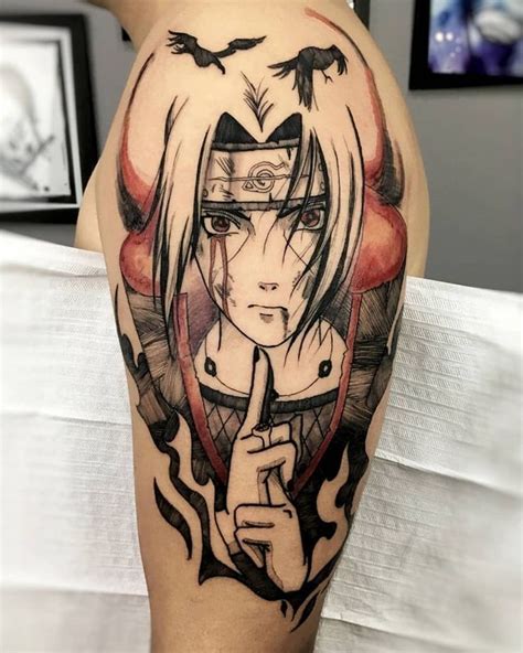Pin By G A B 火 On T4tt0s Naruto Tattoo Anime Tattoos Itachi Uchiha
