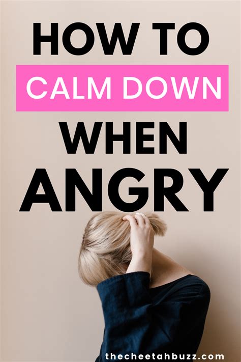 How To Calm Down When Angry Self Confidence Tips Anger Feeling