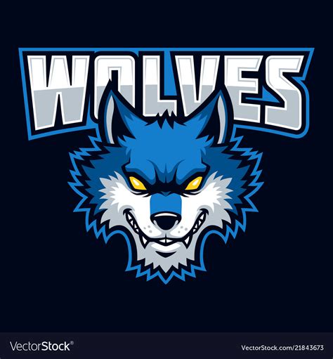 Wolves Sign And Symbol Logo Royalty Free Vector Image