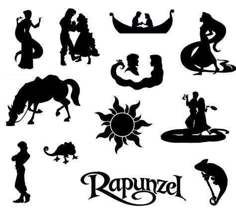 digitalfil: Rapunzel svg,cut files,silhouette clipart ...