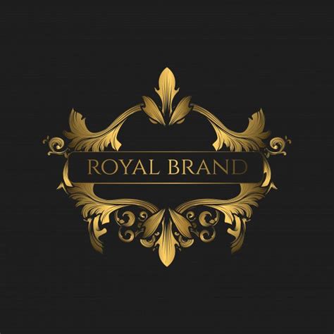 Premium Vector Logo Luxury With Golden Color Emas Warna Seni Vektor