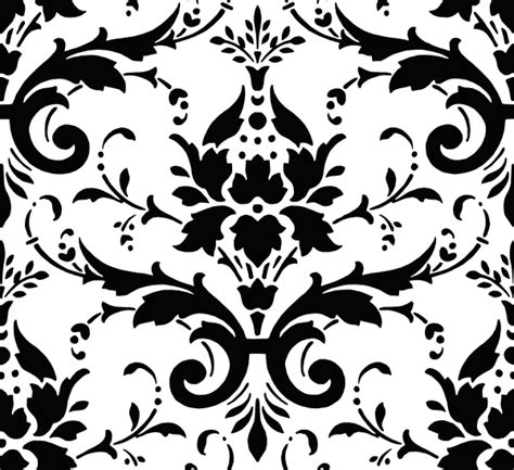 Damask Pattern Clip Art At Vector Clip Art Online Royalty