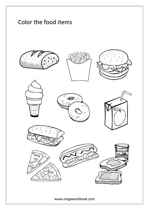 Preschool Vegetable Coloring Pages Fruit And Vegetable Coloring Pages