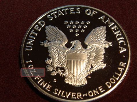 1989 S Proof 1 American Silver Eagle 1 Oz Clearance