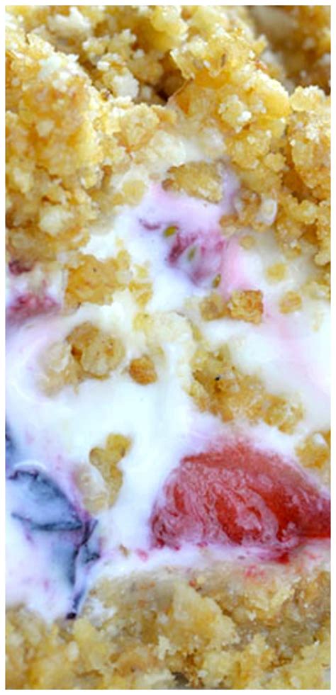 Summer Berry Frozen Dessert Recipe Desserts Frozen Desserts Easy