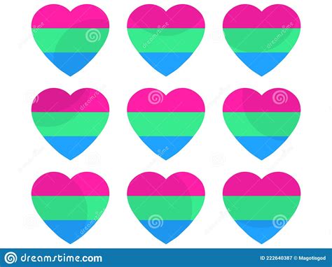 Set Of 34 Lgbt Sexual And Gender Tendencies Pride Flags Vector