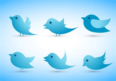 Twitter Bird Vectors Set Download Free Vector Art Stock Graphics