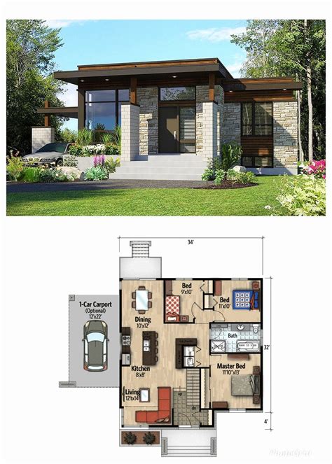 Small Ultra Modern House Plans Ultra Modern Tiny House Plan The Art