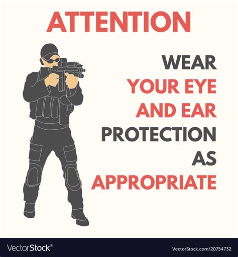 Practical Shooting Safety Rules Royalty Free Vector Image