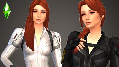 Black Widow Marvel Create A Sim I Sims 4 Youtube