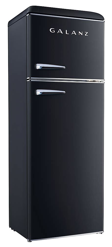 Best Buy Galanz Retro Cu Ft Top Freezer Refrigerator Glr Tbkefr