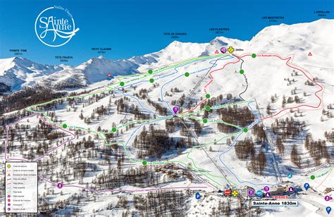 Plan Des Pistes Sainte Anne