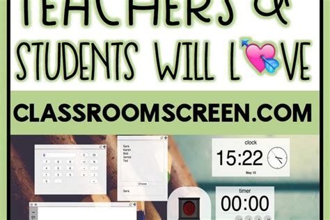 Classroomscreen Home Classroomscreen Display The Instructions For