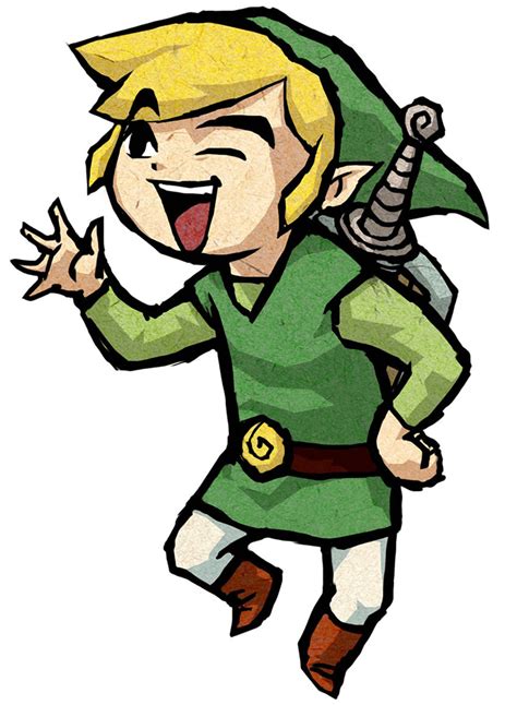 Link Waving - Characters & Art - The Legend of Zelda: The Wind Waker HD