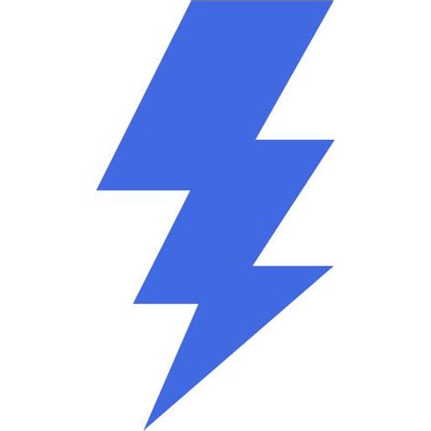 Blue Lightning Bolt Clipart Best