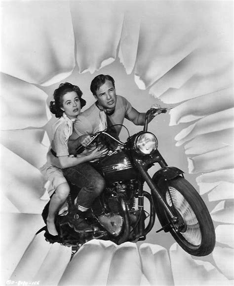 Mary Murphy And Marlon Brando ~ The Wild One 1953