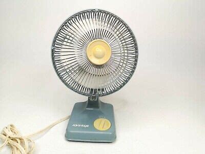 Advantage Vintage Oscillating Fan Desk Fan Speed Df Blue Rare