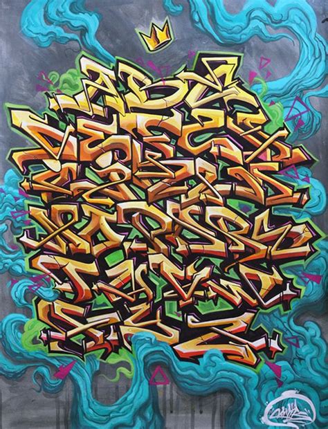 Due to its complexity, it is often very hard to read by people who are not familiar with it. Comik Bonampak Wildstyle Graffiti Alphabet | Graffiti ...