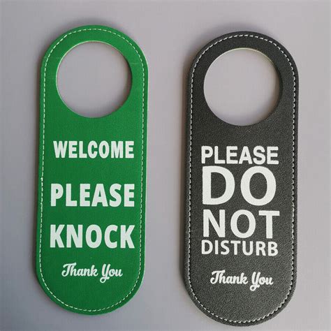 Door Hanger Tags Do Not Disturb Signs Door Knobs Hanger Pendant