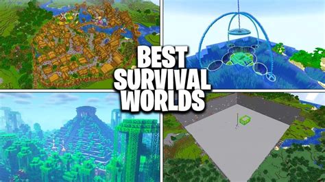 Amazing Survival Minecraft Worlds Best Survival Worlds Creepergg
