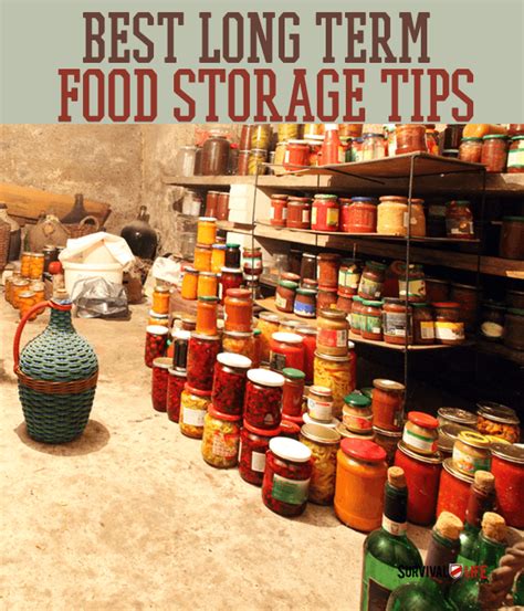 Others require long term plans as the food will sit in underground storage with years between visits. Food Storage Tips | Survival Life