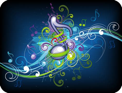 11 Free Vector Music Background Images Cool Music Notes