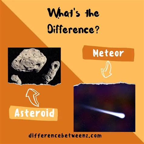 Difference Between Asteroid And Meteor Difference Betweenz