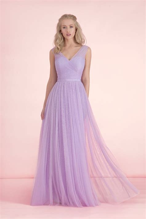 Long Dresses For Wedding Guests Graceful Lavender