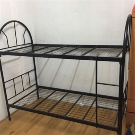 Double Deck Metal Bed Frames Furniture And Home Living Furniture Bed