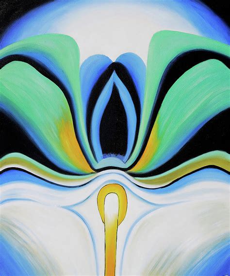 Georgia Okeeffe Painting By Issam Lachtioui Fine Art America