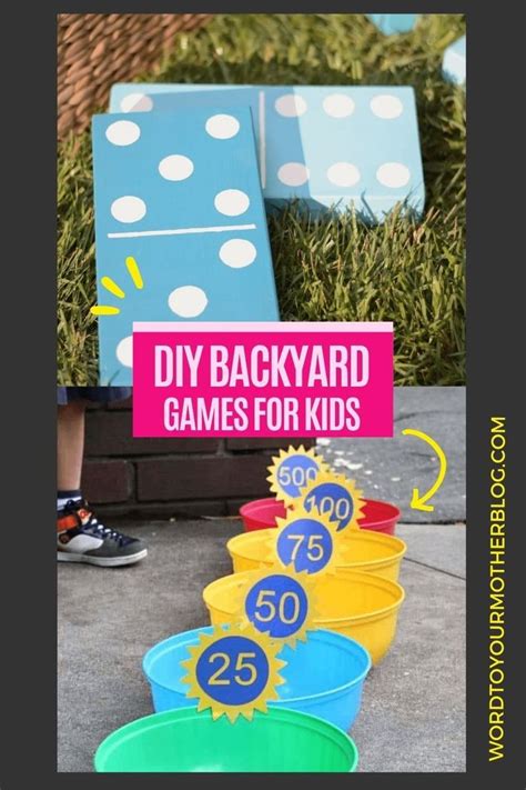33 Diy Backyard Games For Kids Thatll Take Your Summer To The Next