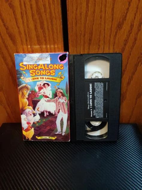 Vhs Disneys Sing Along Songs Mary Poppins I Love To Laugh Volume 9