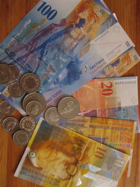 Bildet Penger Turisme Sølv Valuta Mynt Sveits Mynter