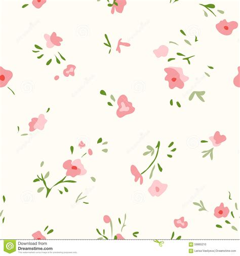 Classic wallpaper vintage flower pattern background. Small flower pattern stock vector. Illustration of cute ...