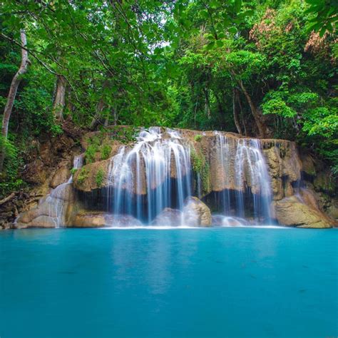 Premium Photo Erawan Waterfall