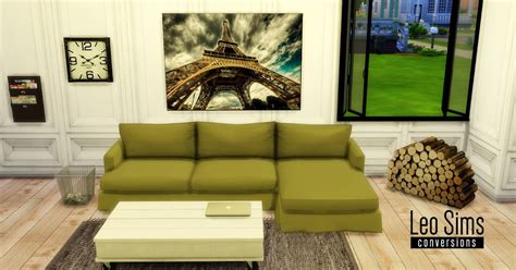 Sims 4 Ccs The Best Ts2 Sofa Conversion By Leo4sims