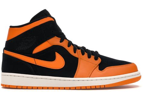 La Revue Pétitionnaire Brume Nike Air Jordan 1 Retro Mid Black Orange