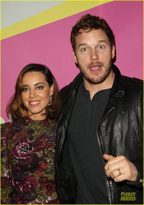 I'm not based in turkey. Aubrey Plaza Gets Sweet Support From Chris Pratt at 'Life ...