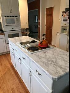 Quartz countertops aren't solid quartz. Peel N Stick Countertop Transformation: Faux Fake Marble ...