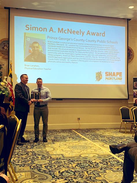 PGCPSHealthEd on Twitter: "Congratulations to the @SHAPEMaryland award