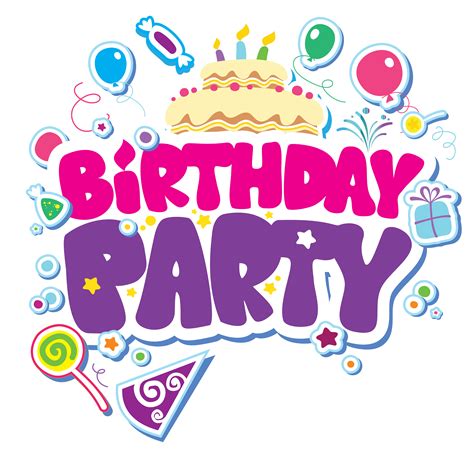 Vector Transparent Balloon Birthday Party Clip Celebration Png Clip