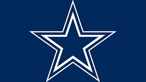 Dallas Cowboys Logo With Background Of Blue Sports Hd Wallpaper Peakpx