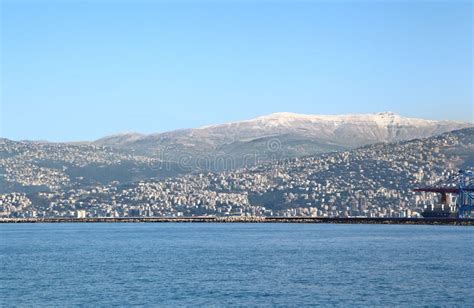 Sannine Mount Lebanon Stock Image Image Of Winter East 48887009