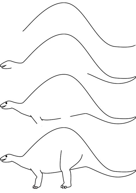 ️ supplies you might lov. Easy Dinosaur Drawing